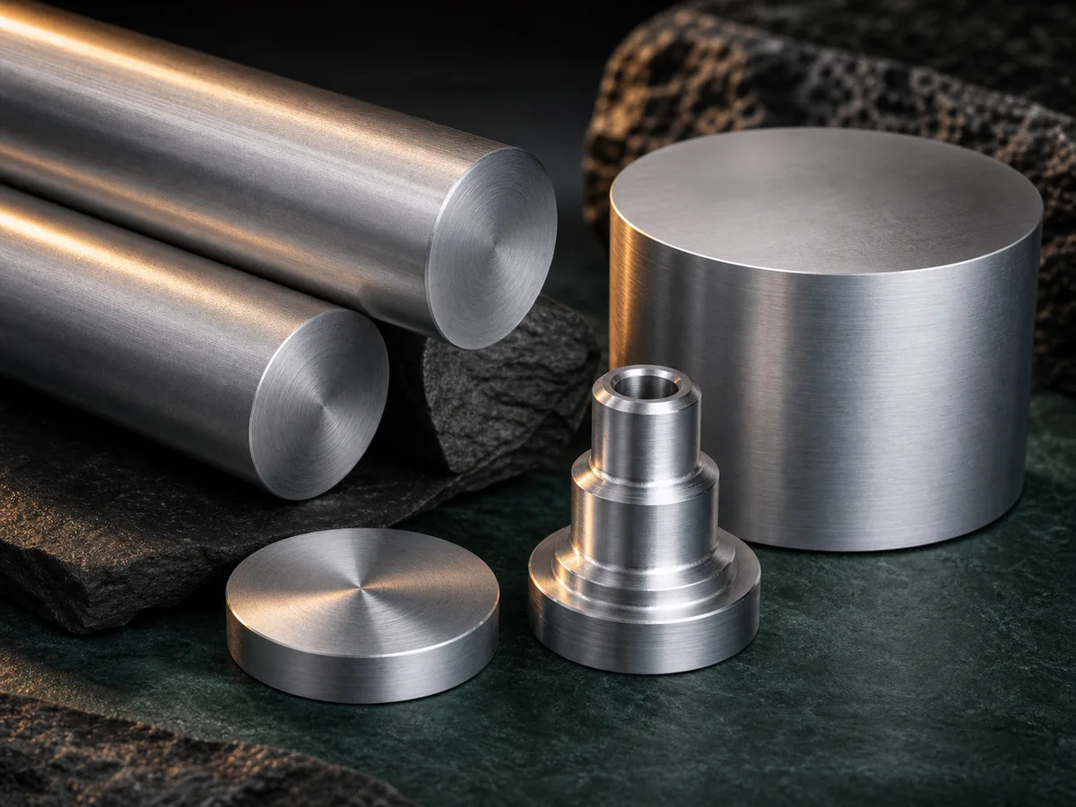 Aluminum alloy bars, billets, and turned components