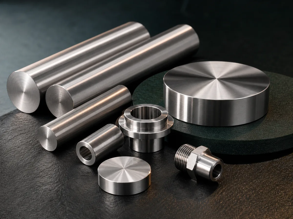 Stainless steel bars, billets, and turned components